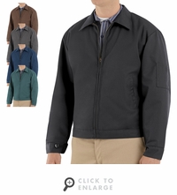 Red Kap JT22 Slash Pocket Work Jacket|5 Colors