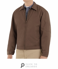 Red Kap JT22BN Brown Slash Pocket Jacket