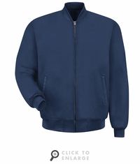 Red Kap JT36NV Navy Unlined Solid Team Jacket
