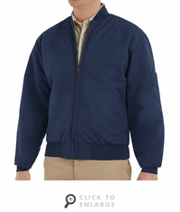 Red Kap JT38NV Navy Perma Lined Solid Team Jacket
