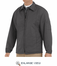 Red Kap JT50CH Men's Charcoal Perma-Lined Panel Jacket