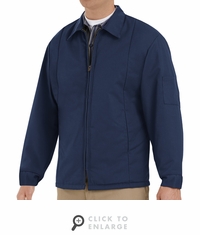 Red Kap JT50NV Men's Navy Perma-Lined Panel Jacket
