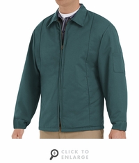 Red Kap JT50SG Men's Spruce Green Perma-Lined Panel Jacket