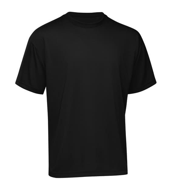 Red Kap Men's Short Sleeve Midweight Performance Tee - Black