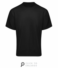 Red Kap Men's Short Sleeve Midweight Performance Tee - Black