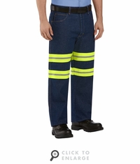 Red Kap PD60ED Men's Enhanced Visibility Relaxed Fit Jeans