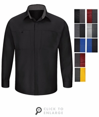 Red Kap Performance Plus Shop Shirt with OilBlok Technology