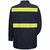 Red Kap SC30EN Men's Enhanced Visibility Long Sleeve Cotton Work Shirt - Navy