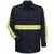 Red Kap SC30EN Men's Enhanced Visibility Long Sleeve Cotton Work Shirt - Navy