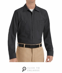 Red Kap SP14 Men's Long Sleeve Industrial Work Shirt - 20 Colors