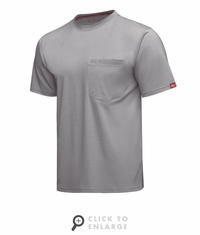 Red Kap TKM2GV Gravel Cooling Short Sleeve Pocket Tee