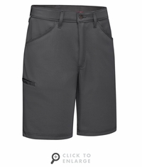 Red Kap TPM4CN Men's Cooling Work Short - Carbon