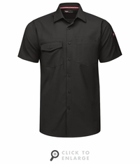 Red Kap TSM2BK Black Cooling Short Sleeve Work Shirt