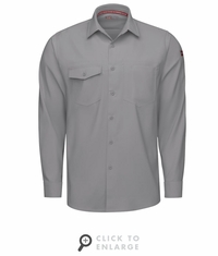 Red Kap TSM4GV Gravel Cooling Long Sleeve Work Shirt