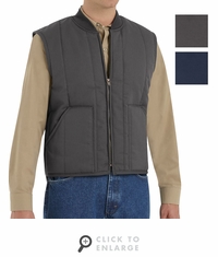 Red Kap VT22 Quilted Work Vest|2 Colors