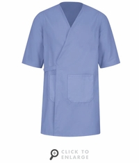 Red Kap WP10LB Light Blue Collarless Butcher Wrap