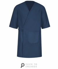 Red Kap WP10NV Navy Collarless Butcher Wrap