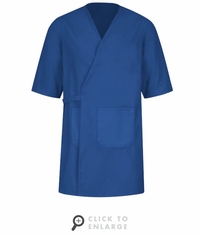 Red Kap WP10RB Royal Blue Collarless Butcher Wrap