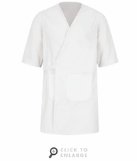 Red Kap WP10WH White Collarless Butcher Wrap