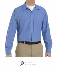SB12 Long Sleeve Industrial Stripe Shirt