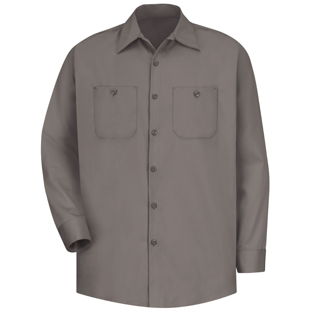 SC30GG Long Sleeve Graphite Gray Wrinkle Resistant Cotton Shirt