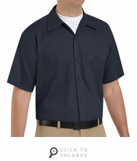 SC40 Short Sleeve Wrinkle Resistant Cotton Shirt - 9 Colors