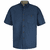 SC64NV Short Sleeve Navy/Stone Cotton Twill Casual Contrast Shirt