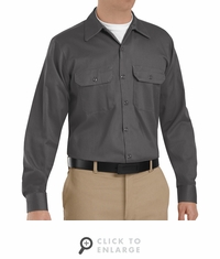 SC70 Long Sleeve Heavyweight Cotton Twill Workshirt (2 Colors)