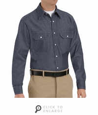 SD78 Denim Western Utility Work Shirt