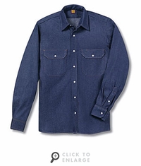 SD78DN Denim Western Utility Work Shirt