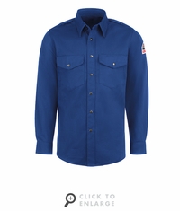 SES2 Men's Midweight Excel FR Snap-Front Uniform Shirt CAT-1|2 Colors