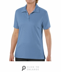 SK91MB Female Customer Facing Professional Medium Blue Polo