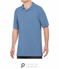 SK92MB Male Active Performance Medium Blue Polo