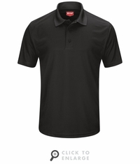 SK96 Men's Short Sleeve Performance Knit Pocketless Core Polo