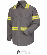 SLDTGY Men's Midweight FR Enhanced Visibility Uniform Shirt CAT-2
