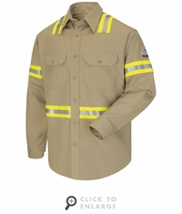 SLDTKH Men's Midweight FR Enhanced Visibility Uniform Shirt CAT-2