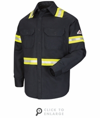 SLDTNV Men's Midweight FR Enhanced Visibility Uniform Shirt CAT-2