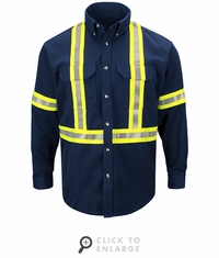 SLUC Dress Uniform Shirt with CSA reflective trim - EXCEL FR