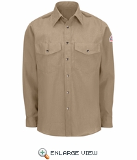 SNS2TN Men's Tan Lightweight Nomex FR Snap-Front Shirt CAT-1