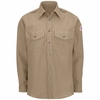 SNS2TN Men's Tan Lightweight Nomex FR Snap-Front Shirt CAT-1
