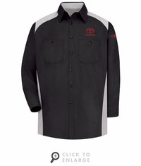 SP18TT Toyota Men's Long Sleeve Motorsports Shirt