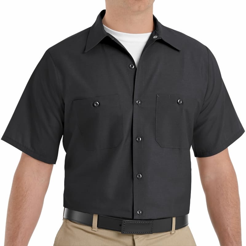Red Kap SP24 Men's Short Sleeve Industrial Work Shirt