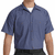 SP24EX Short Sleeve Gray/Blue Stripe Industrial  Work Shirt