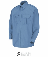 SP56MB Long Sleeve Medium Blue Sentinel Basic Security Shirt