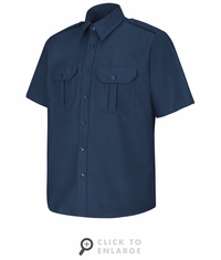SP66NV Short Sleeve Navy Sentinel Basic Security Shirt