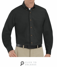 SP90 Men's Long Sleeve Button Down Poplin Shirts (9-Colors)
