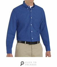 SR70FB Long Sleeve Men's French Blue Executive Button-Down Shirt