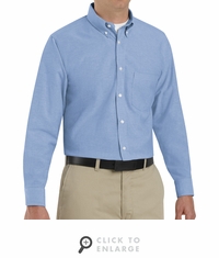 SR70LB Long Sleeve Men's Light Blue Executive Oxford Button-Down Shirt