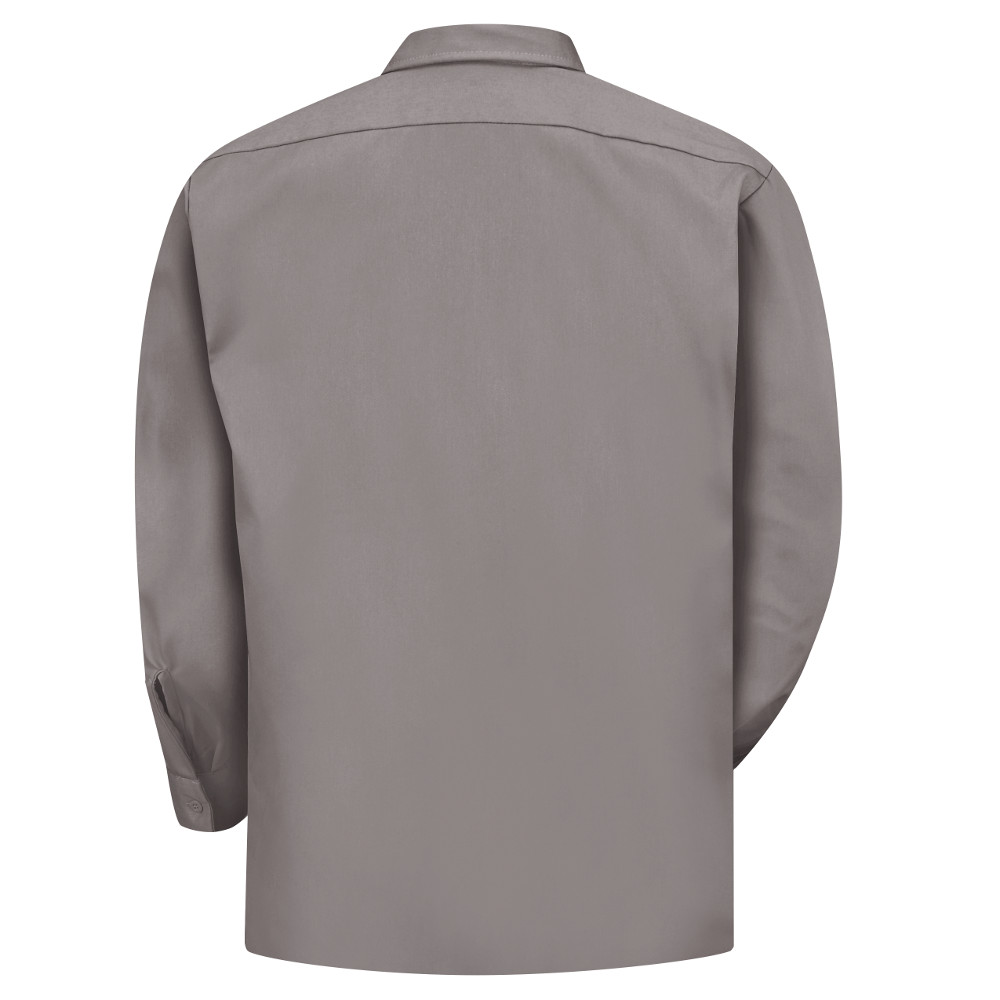 Red Kap ST52SV Men's Long Sleeve Utility Uniform Shirt - Silver