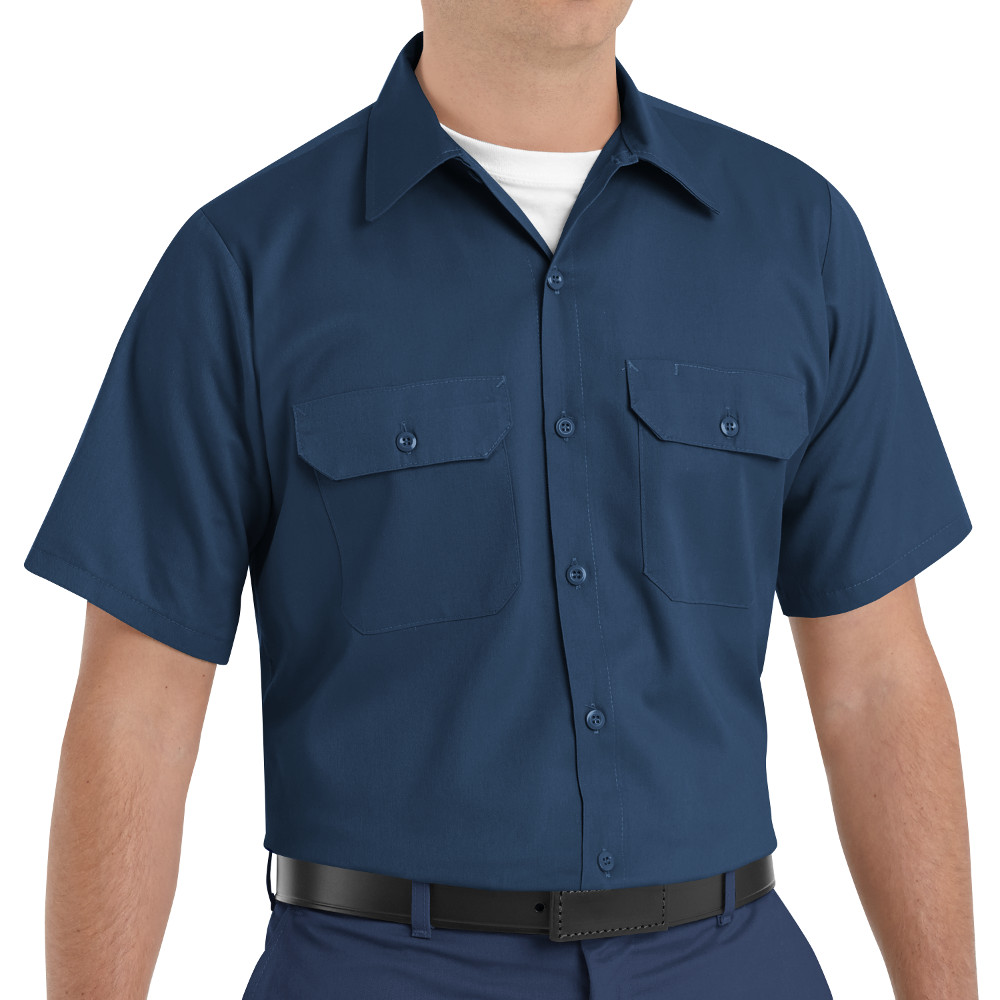 army dress blues short sleeve shirt Short sleeved military shirts Genuine Dutch buttoned solid blue military surplus Small Long main image 0